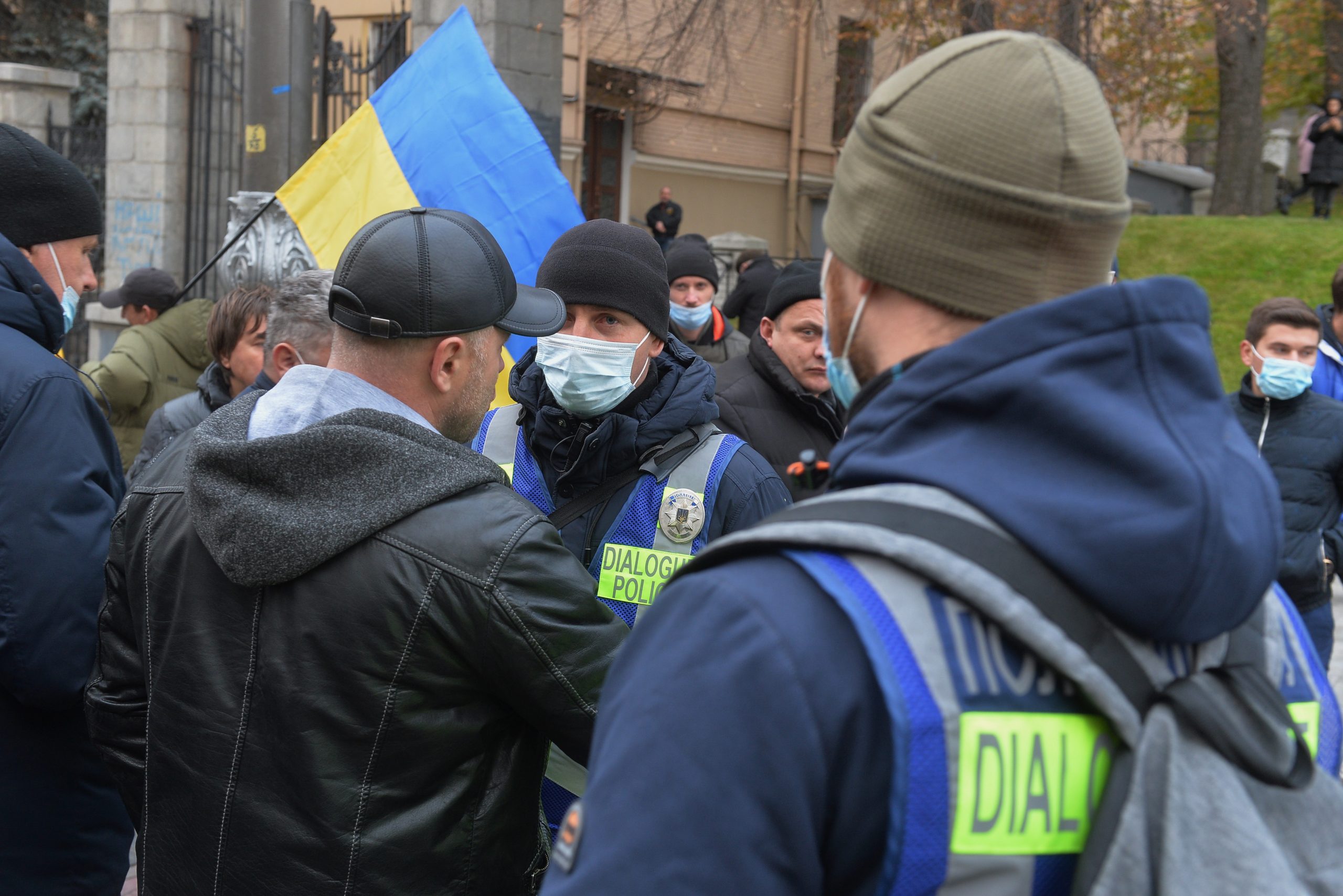 В Киеве водители протестовали против новых правил перевозки пассажиров
