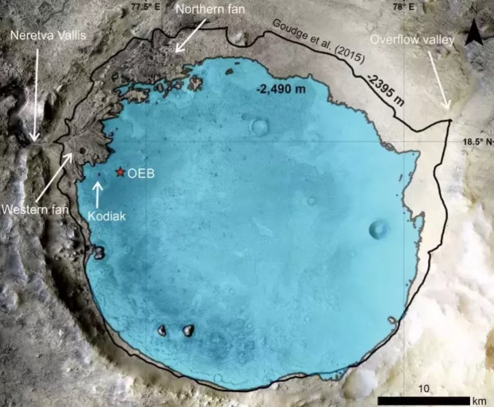 Учёные подтвердили, что на Марсе были озеро и река (ФОТО)