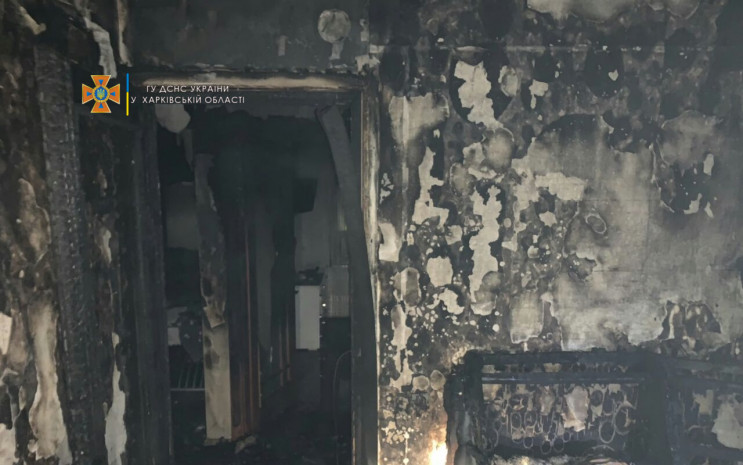 В Харькове горел жилой дом: эвакуировали 12 человек (ФОТО)