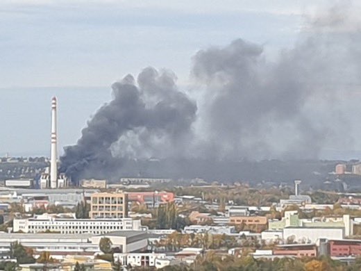 В Праге горел местный мусоросжигательный завод (ФОТО, ВИДЕО)
