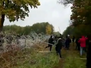 Мигранты в Беларуси начали штурмовать польскую границу &#8212; СМИ (ФОТО, ВИДЕО)