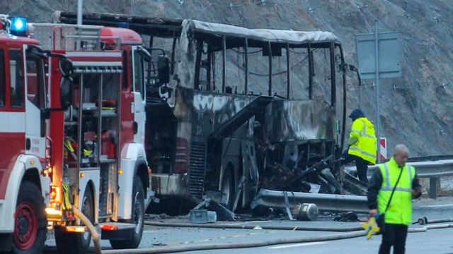Стали известны подробности трагедии с автобусом в Болгарии (ФОТО)