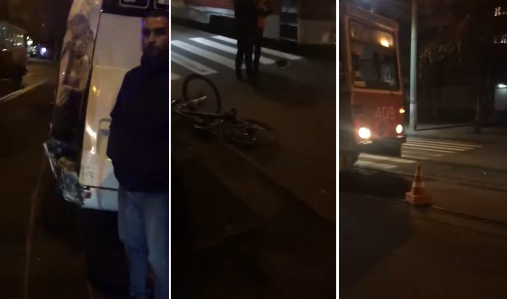 В Кривом Роге столкнулись маршрутка и трамвай: пострадал подросток (ФОТО)