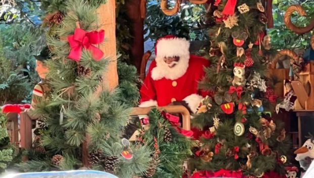 В американском Диснейленде впервые появился темнокожий Санта-Клаус (ФОТО)