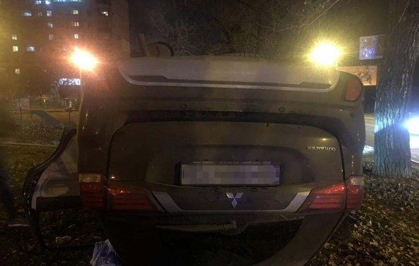 Пьяный полицейский в Харькове совершил 3 ДТП (ФОТО)