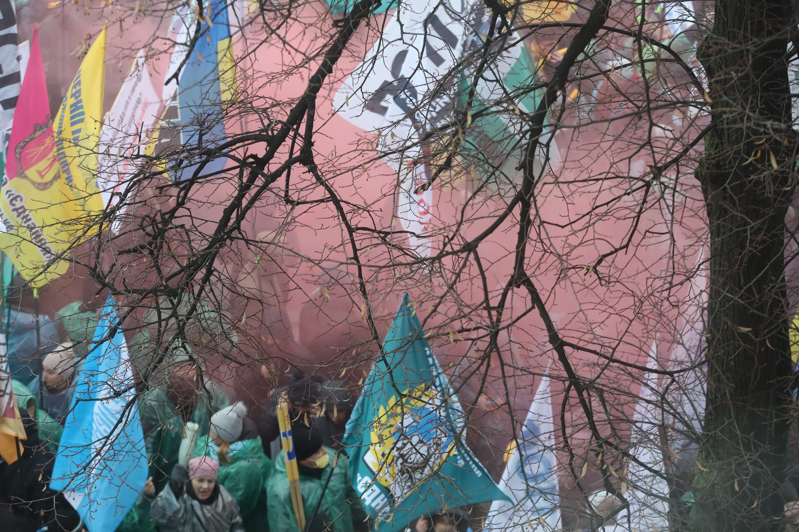 Петарды у парламента: В Киеве состоялся митинг предпринимателей