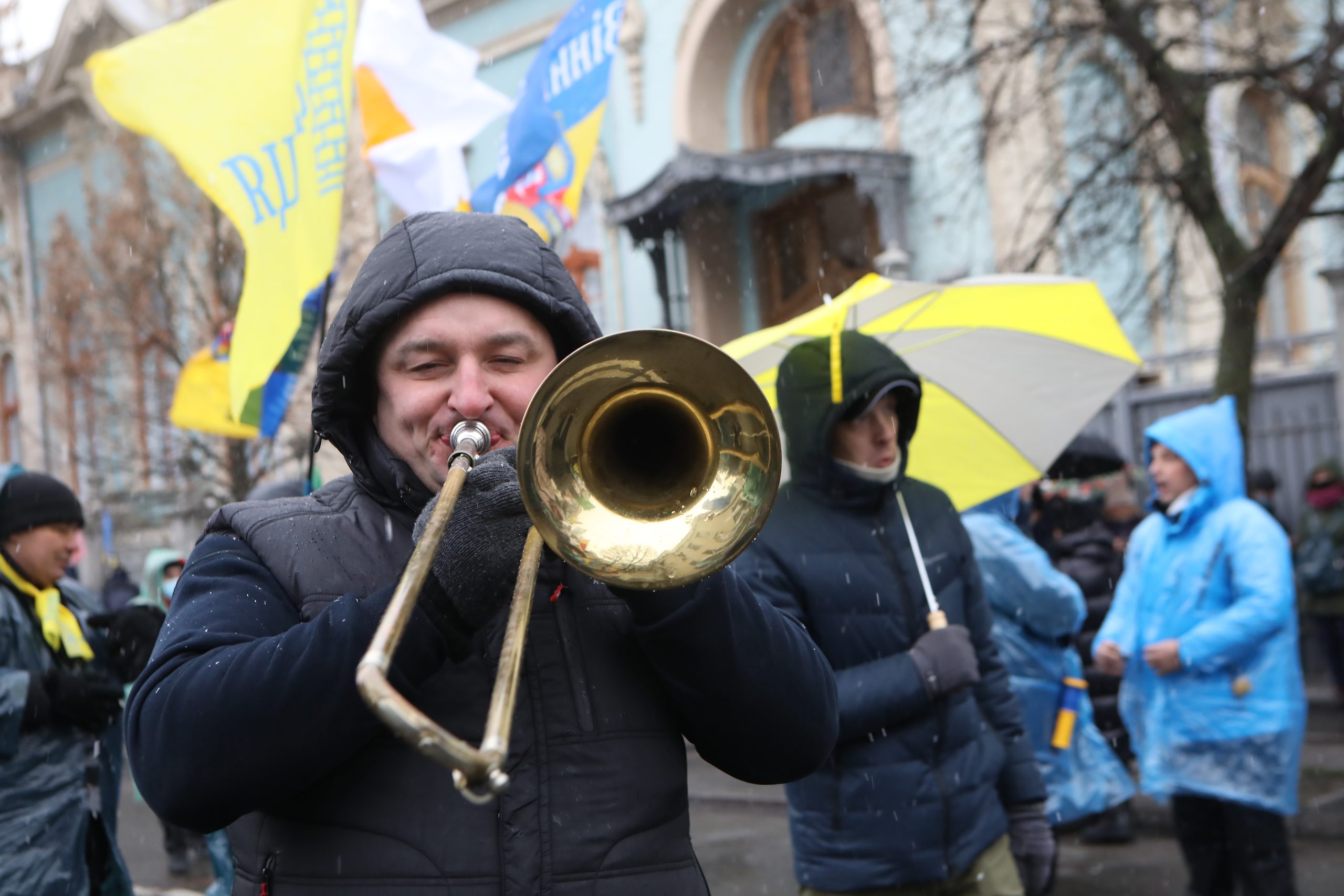 Петарды у парламента: В Киеве состоялся митинг предпринимателей