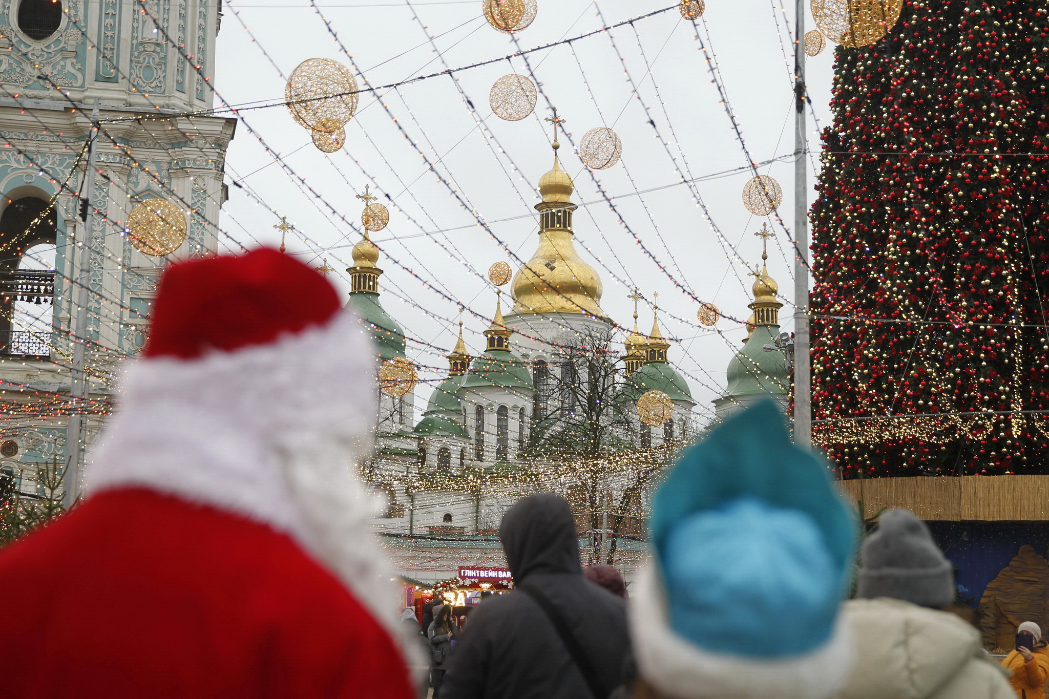 Новогодняя Софийская площадь