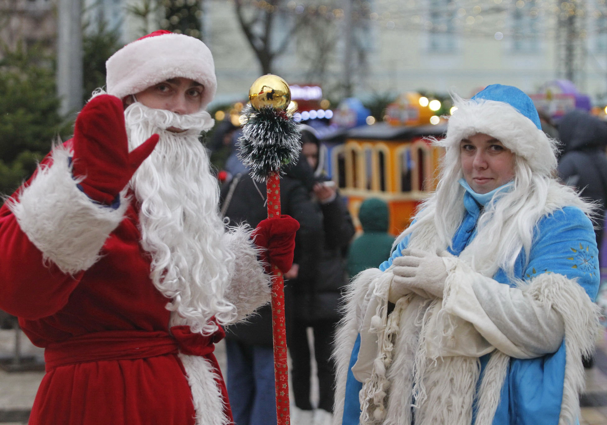 Новогодняя Софийская площадь