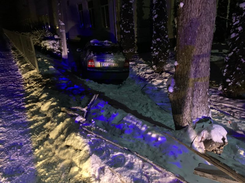 На Прикарпатье журналист попал в аварию (ФОТО)