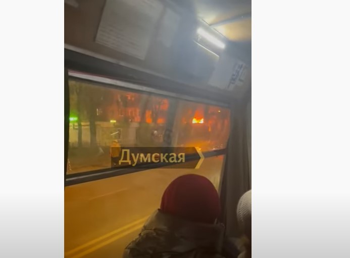 В Одессе горели торговые павильоны (ВИДЕО)