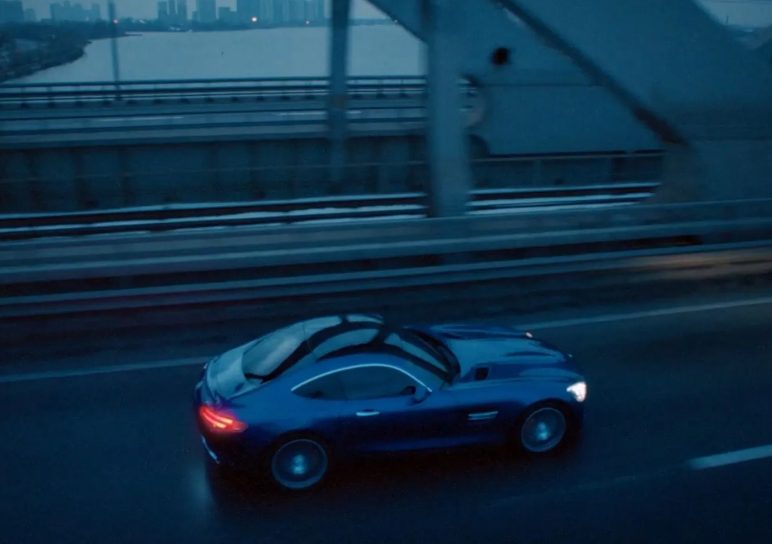 В Киеве снимали рекламный ролик для Mercedes-Benz (ФОТО, ВИДЕО)