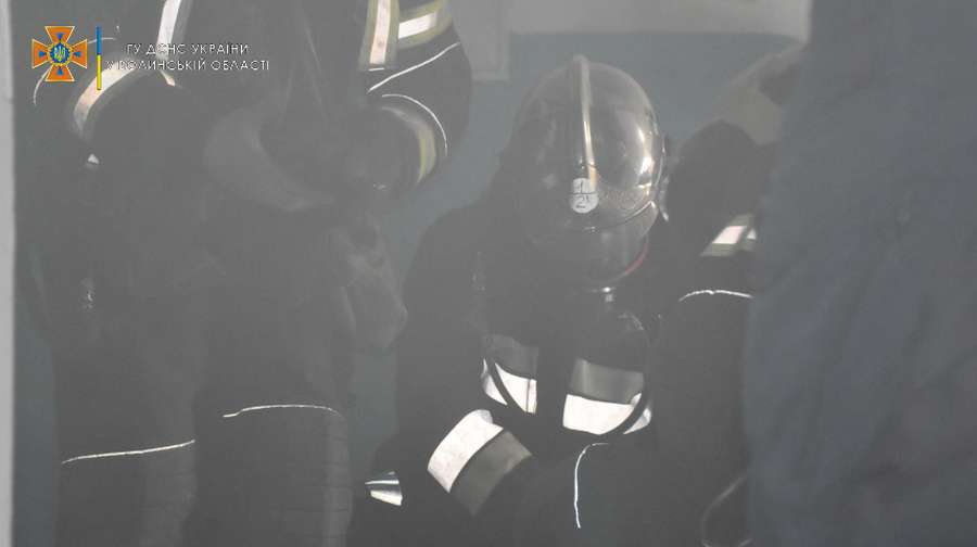 В Луцке горела многоэтажка (ВИДЕО)