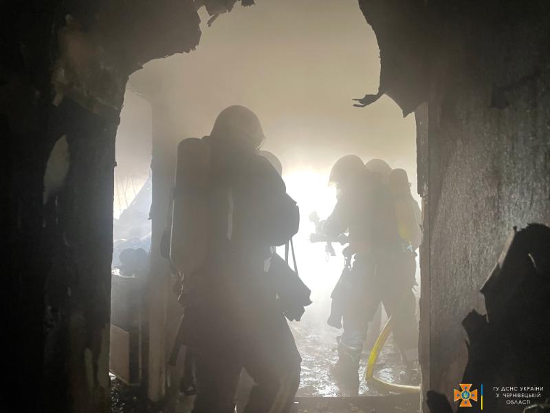Огонь заблокировал в квартире: В Черновцах произошел масштабный пожар в многоэтажке (ФОТО)