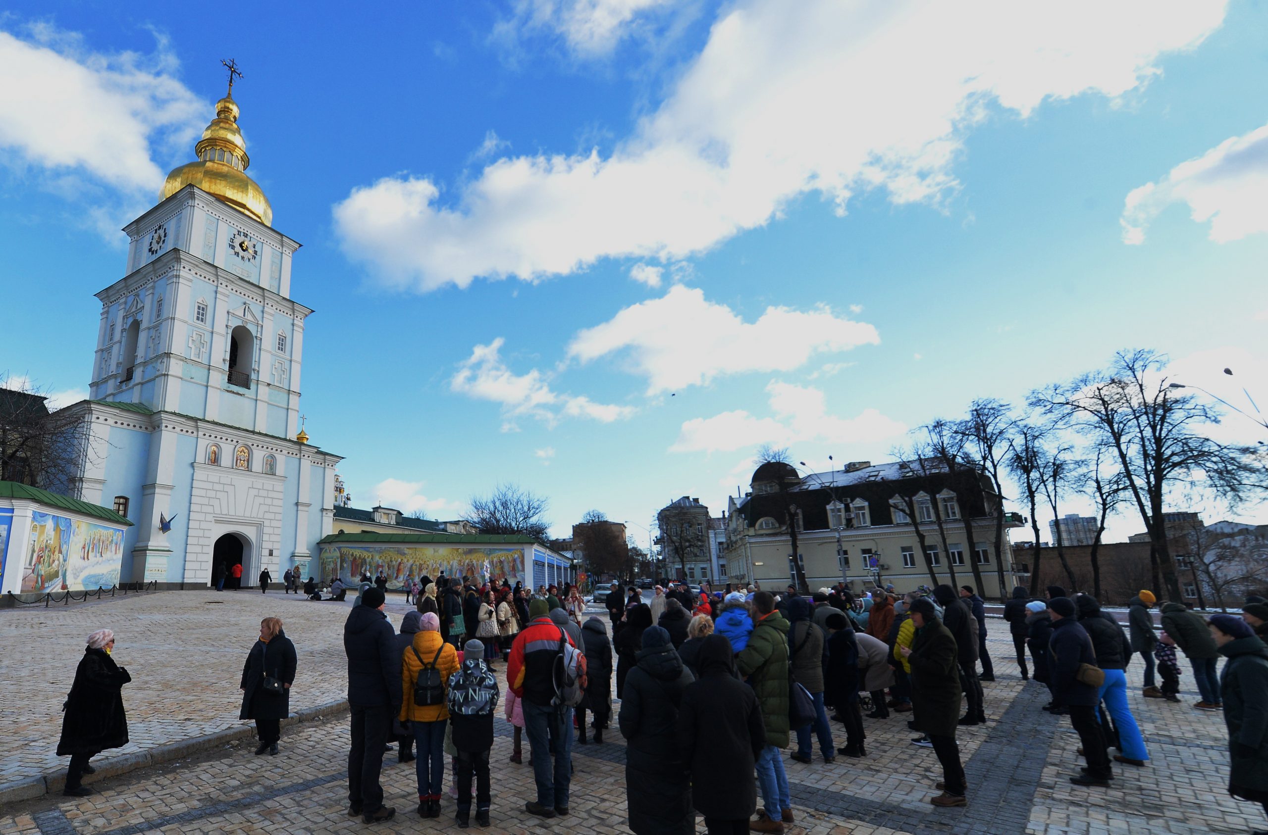 В Киеве на Михайловской площади пели колядки