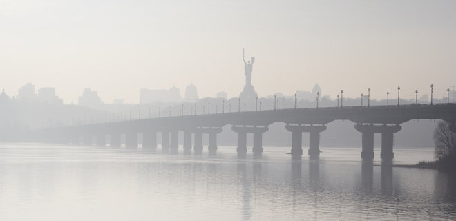 В воздухе Киева обнаружен диоксид азота и формальдегид