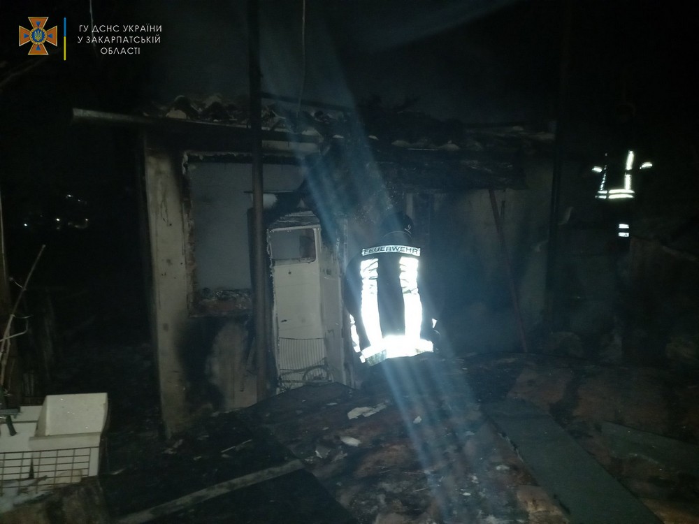 На Закарпатье в пожаре сгорел мужчина (ФОТО)