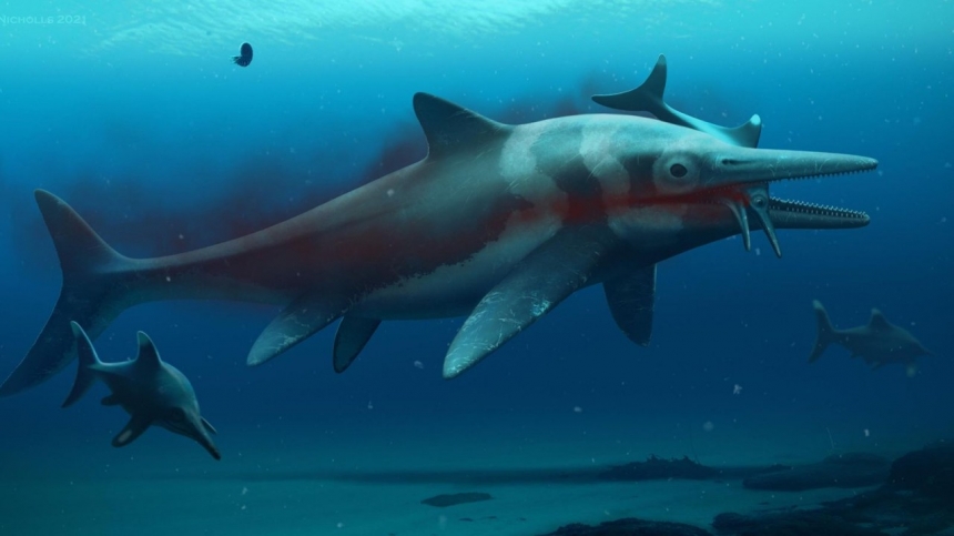 В Великобритании нашли скелет доисторического «морского дракона» (ФОТО)