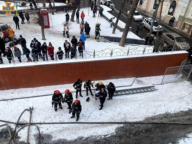 В Винницкой области вспыхнул пожар в школьной лаборатории (ФОТО)