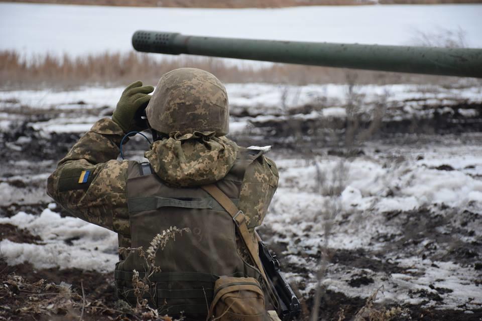 На Донбассе в ходе обстрела погиб украинский военный