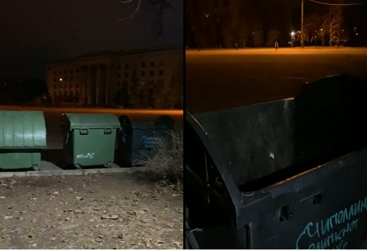 В Одессе пенсионерку бросили в мусорный бак: ночью ее спасли волонтеры (ФОТО)