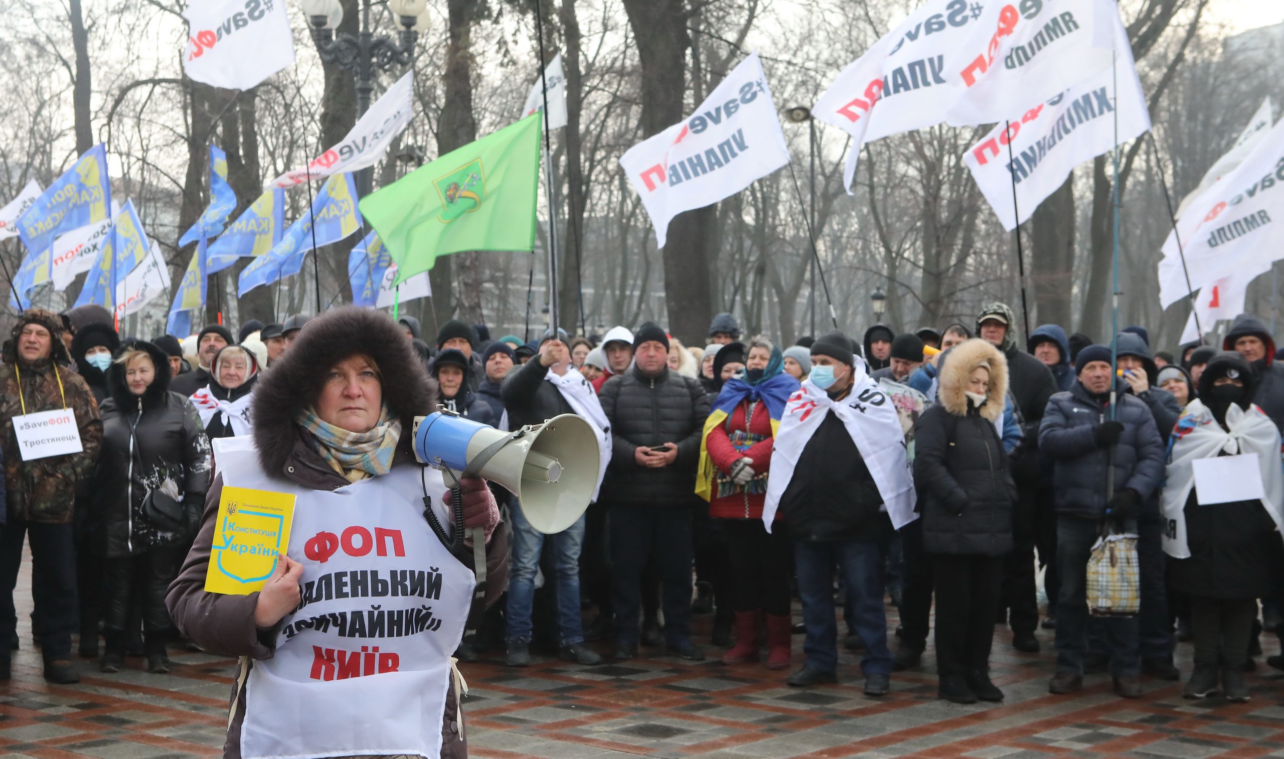 ФОПовцы продолжают акцию протеста