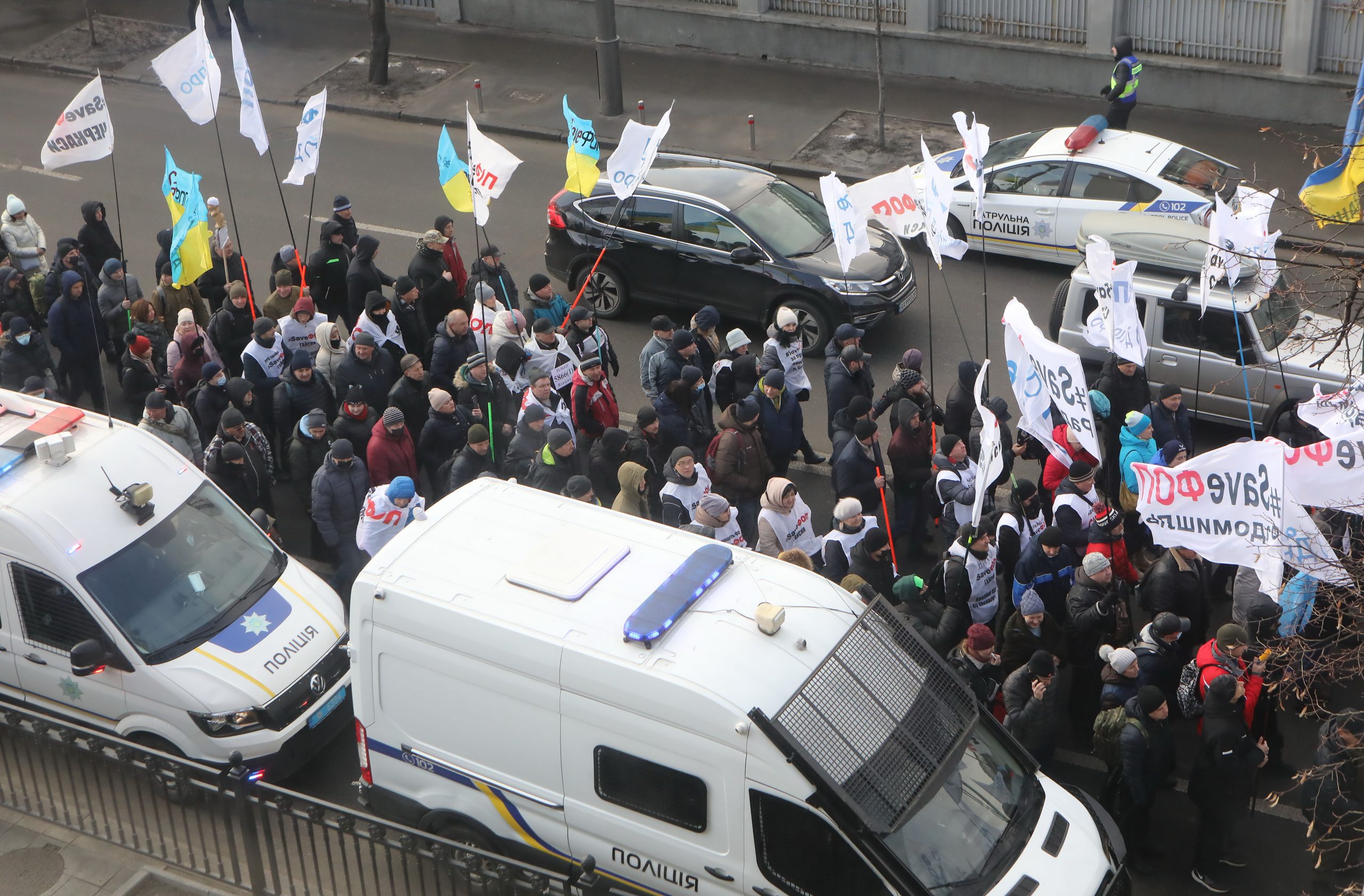 ФОПовцы продолжают акцию протеста