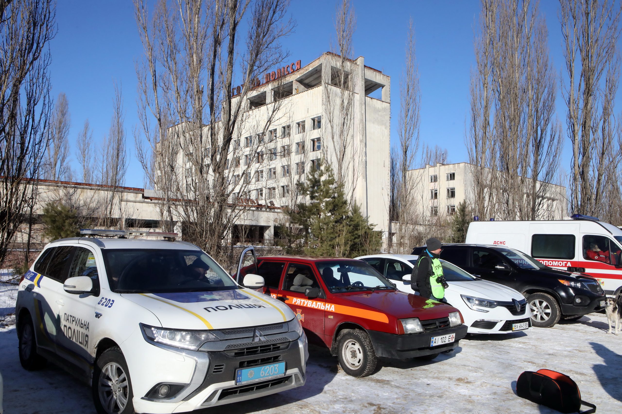 В Чернобыльской зоне состоялись специальные учения подразделений МВД Украины