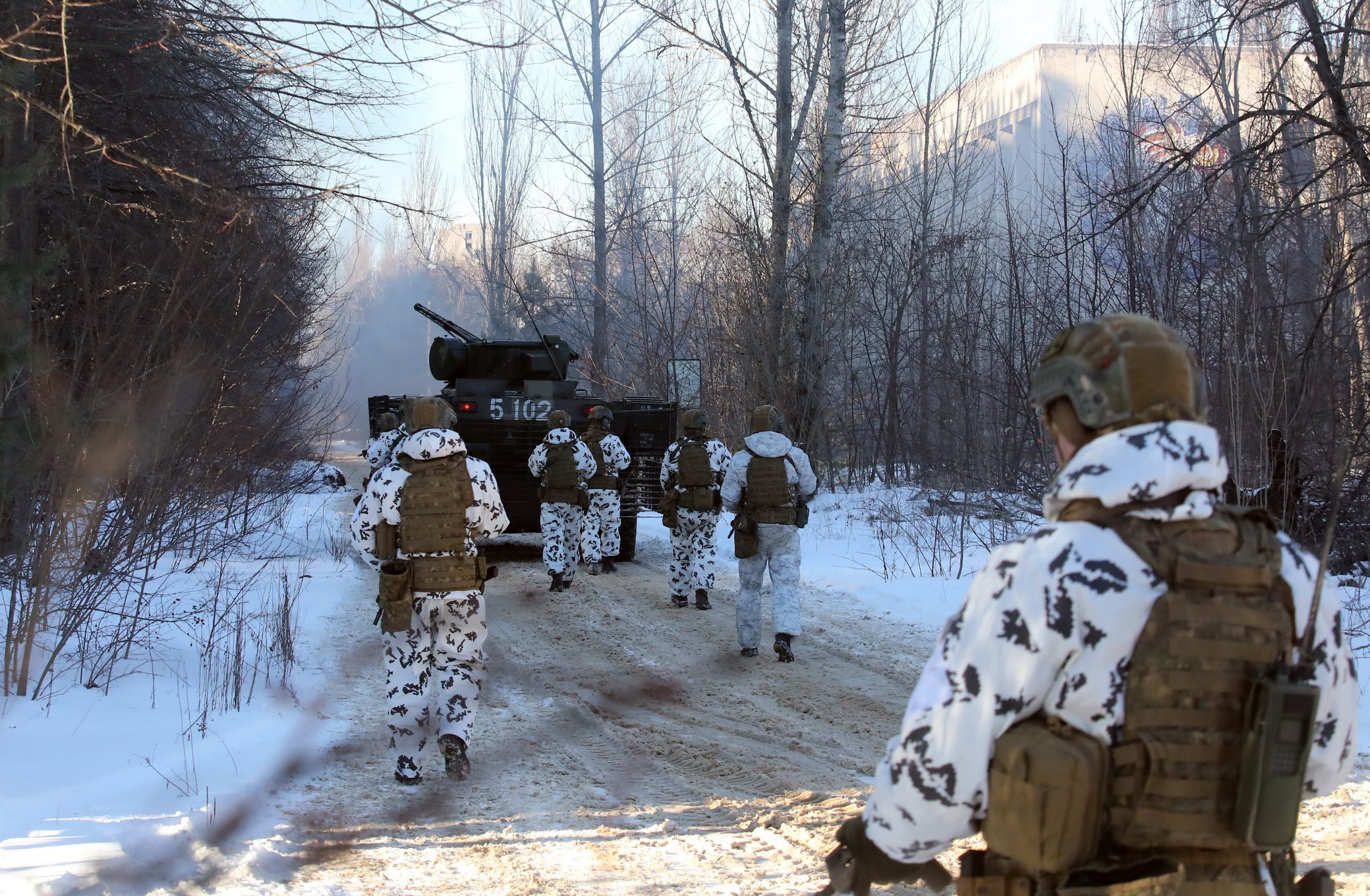 В Чернобыльской зоне состоялись специальные учения подразделений МВД Украины