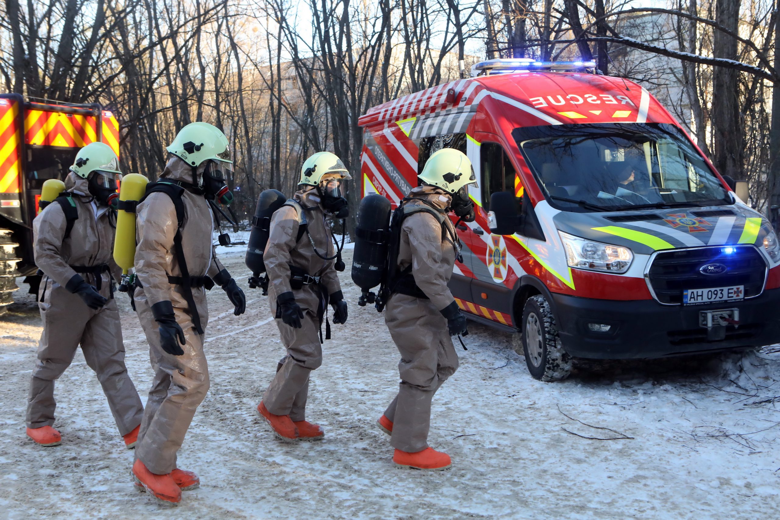 В Чернобыльской зоне состоялись специальные учения подразделений МВД Украины