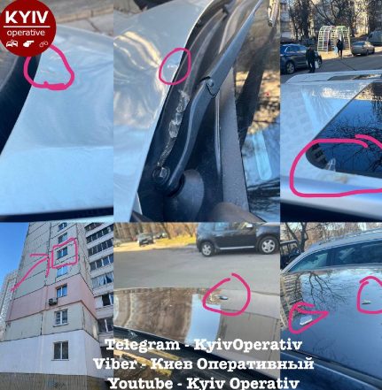 В Киеве подросток повредил пять авто (ФОТО)