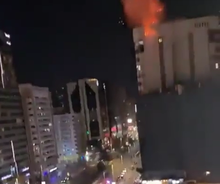В столице ОАЭ прогремел взрыв (ВИДЕО)