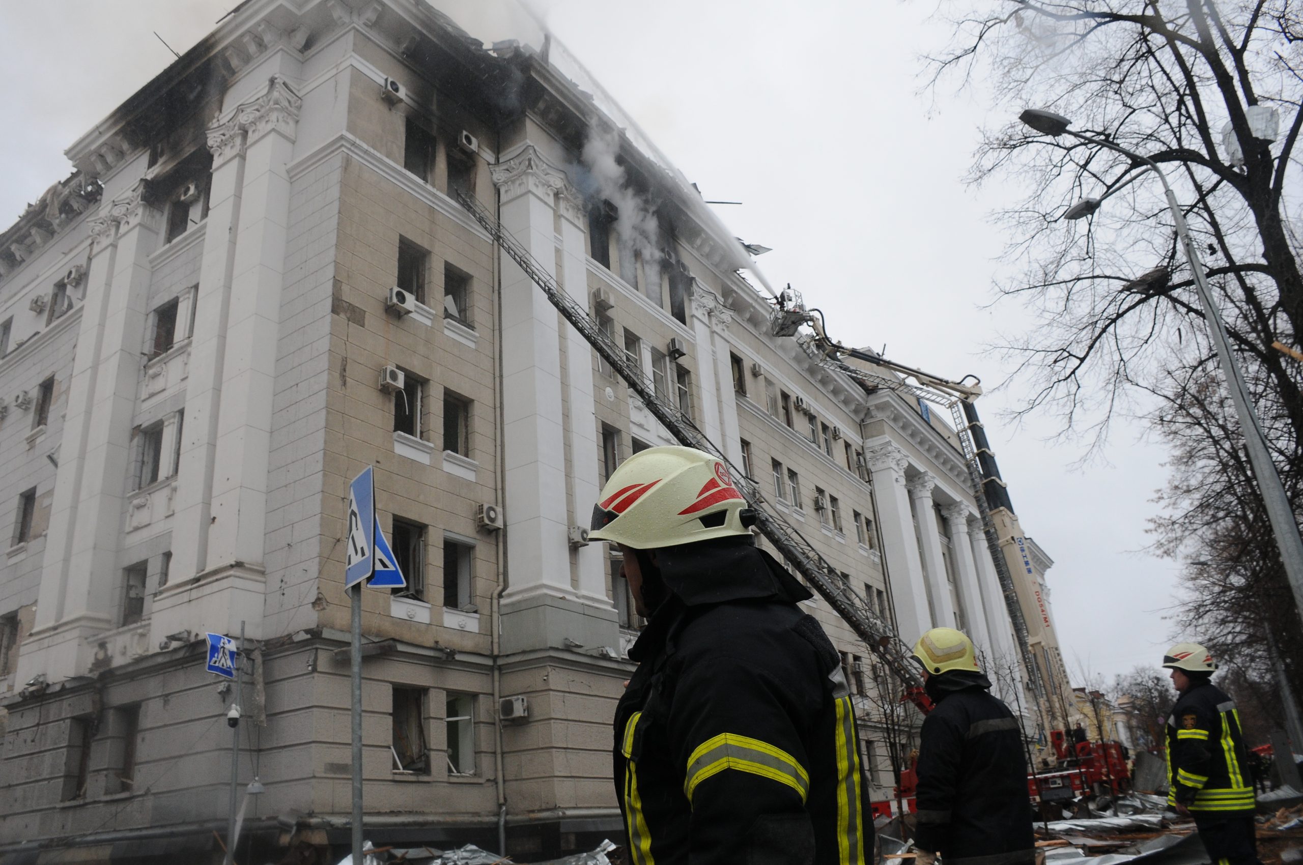 В Харькове крылатая ракета попала в здание горсовета