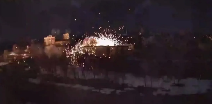 Мощный вечерний обстрел Харькова: появилось видео 
