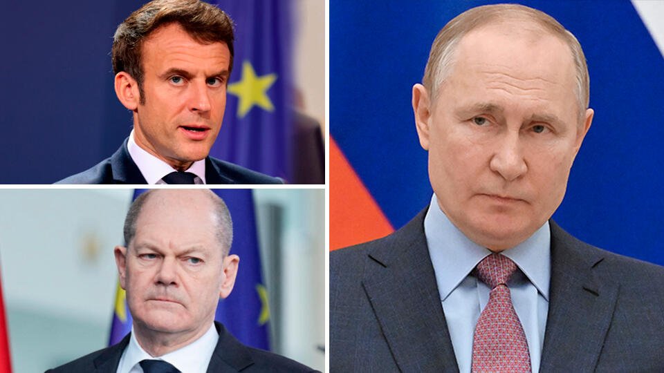 Путин обсудил с Шольцем и Макроном продовольственный кризис в мире
