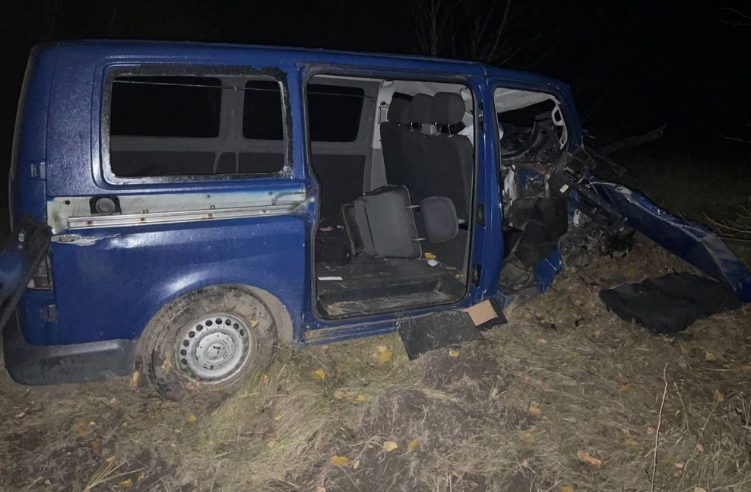 ДТП в Житомирской области: водитель не справился с управлением и слетел в кювет