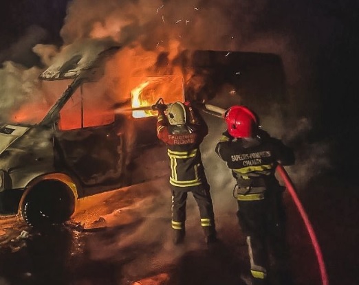 В столичных Бортничах сгорел припаркованный Volkswagen