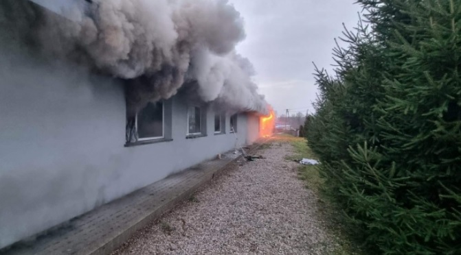 В Польше сгорел дом, в котором жили украинские беженцы