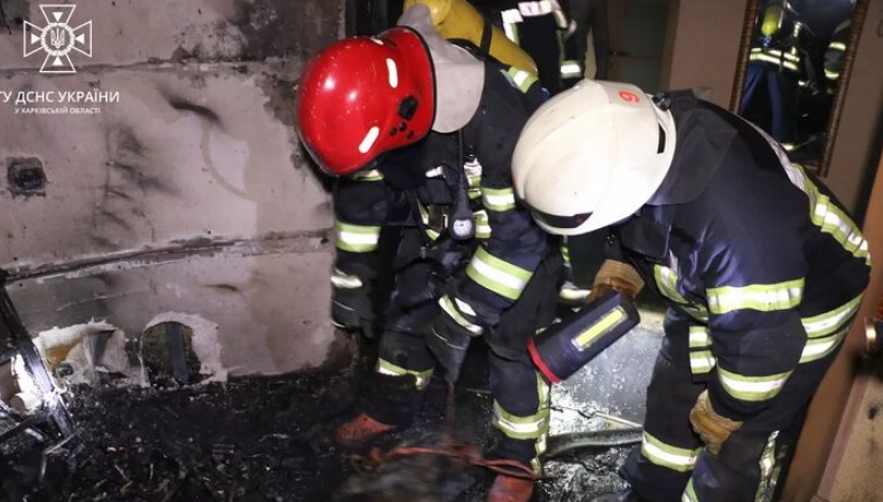 В квартире в Харькове взорвалась и загорелась электробатарея