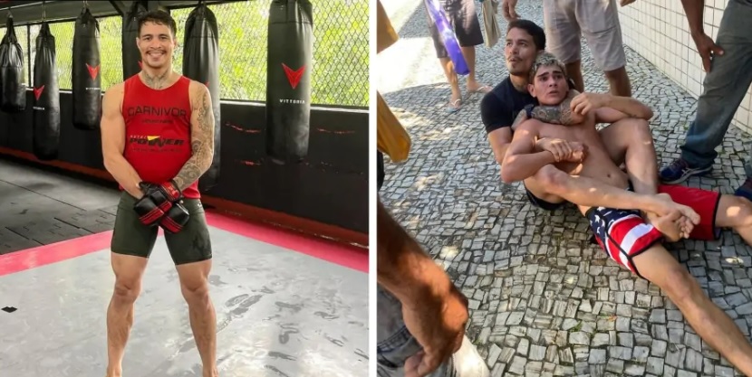 Боец ММА здержал вора на пляже в Рио