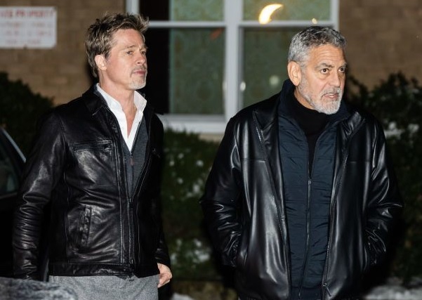Актеров Брэда Питта и Джорджа Клуни заметили на съемках фильма &#171;Волки&#187;