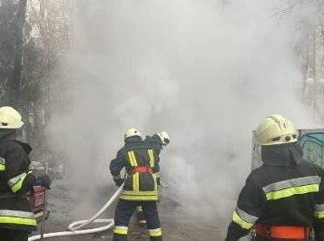 В Киеве произошел пожар в Гидропарке