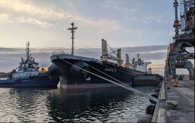Украина отправила еще одно судно с пшеницей для Египта