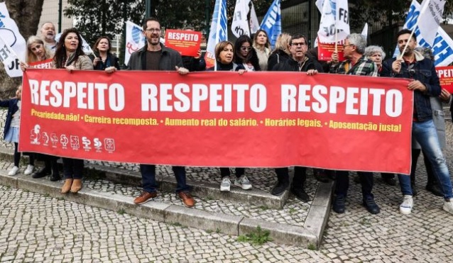 В Португалии протестуют против резкого подорожания продуктов и низких зарплат