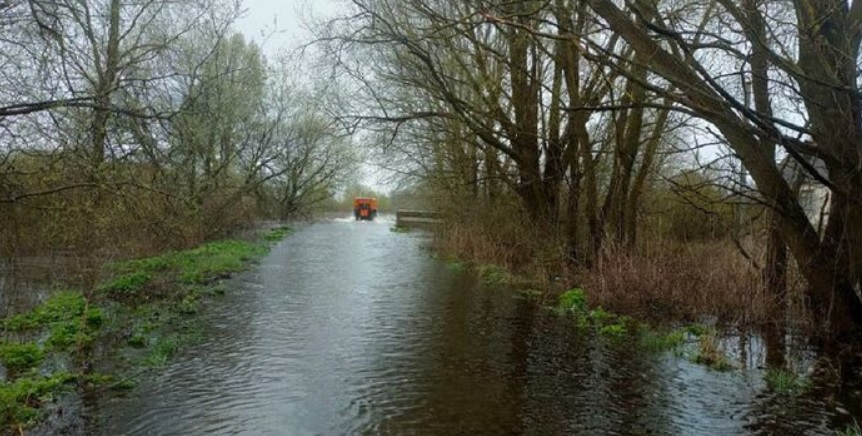 Уровень воды в реке Днепр в Херсонской области снизился еще на 30 см