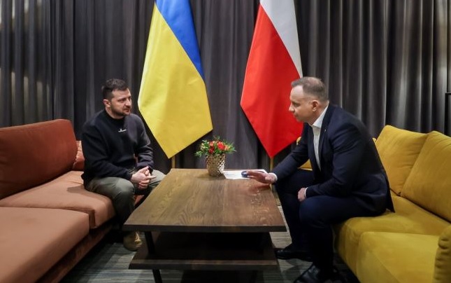 Зеленский встретился с президентом Дудой в Варшаве