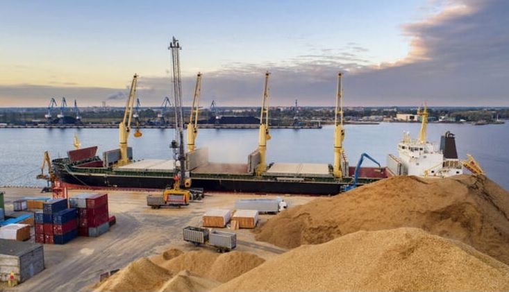 Обстрелы Одесской области остановили выгрузку зерна в портах примерно на 5 суток – УЗ