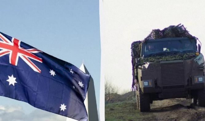 Австралия отправила Украине новую партию бронемашин Bushmaster