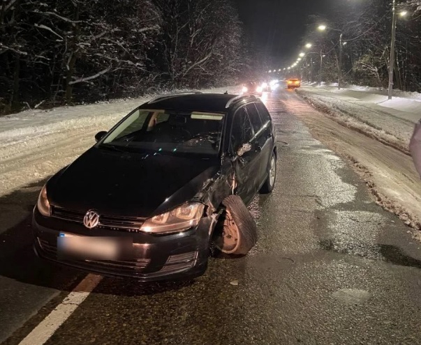На автодороге Львов-Брюховичи произошло ДТП с пьяным водителем
