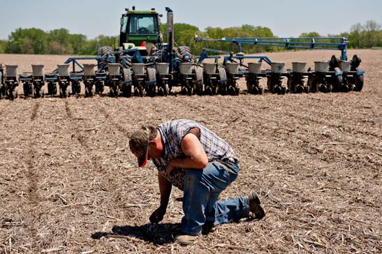 Из-за мощной магнитной бури в США не смогли работать фермеры: на полях остановилась сельхозтехника